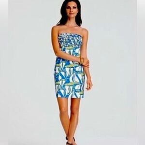 LILLY PULITZER STRAPLESS DRESS